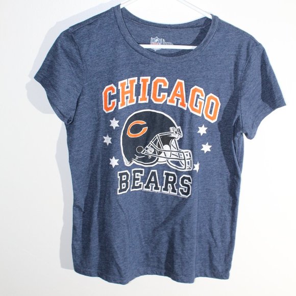 Chicago Bears Womens Large Blue Short Sleeve Tee - Picture 1 of 4